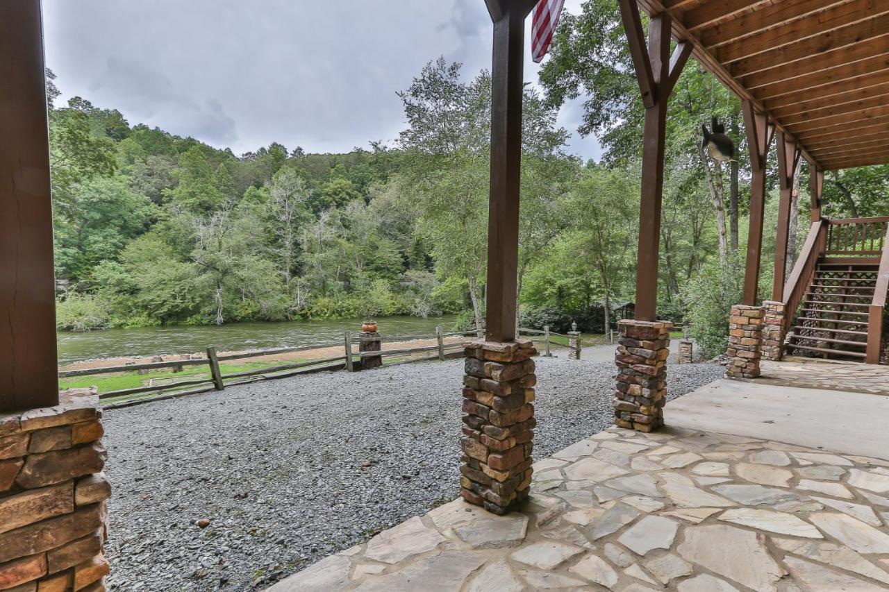 Heaven On The Toccoa Where You Will Enjoy The Sites And Sounds Of The Toccoa River Mineral Bluff Eksteriør billede