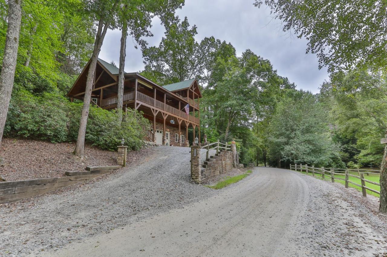 Heaven On The Toccoa Where You Will Enjoy The Sites And Sounds Of The Toccoa River Mineral Bluff Eksteriør billede