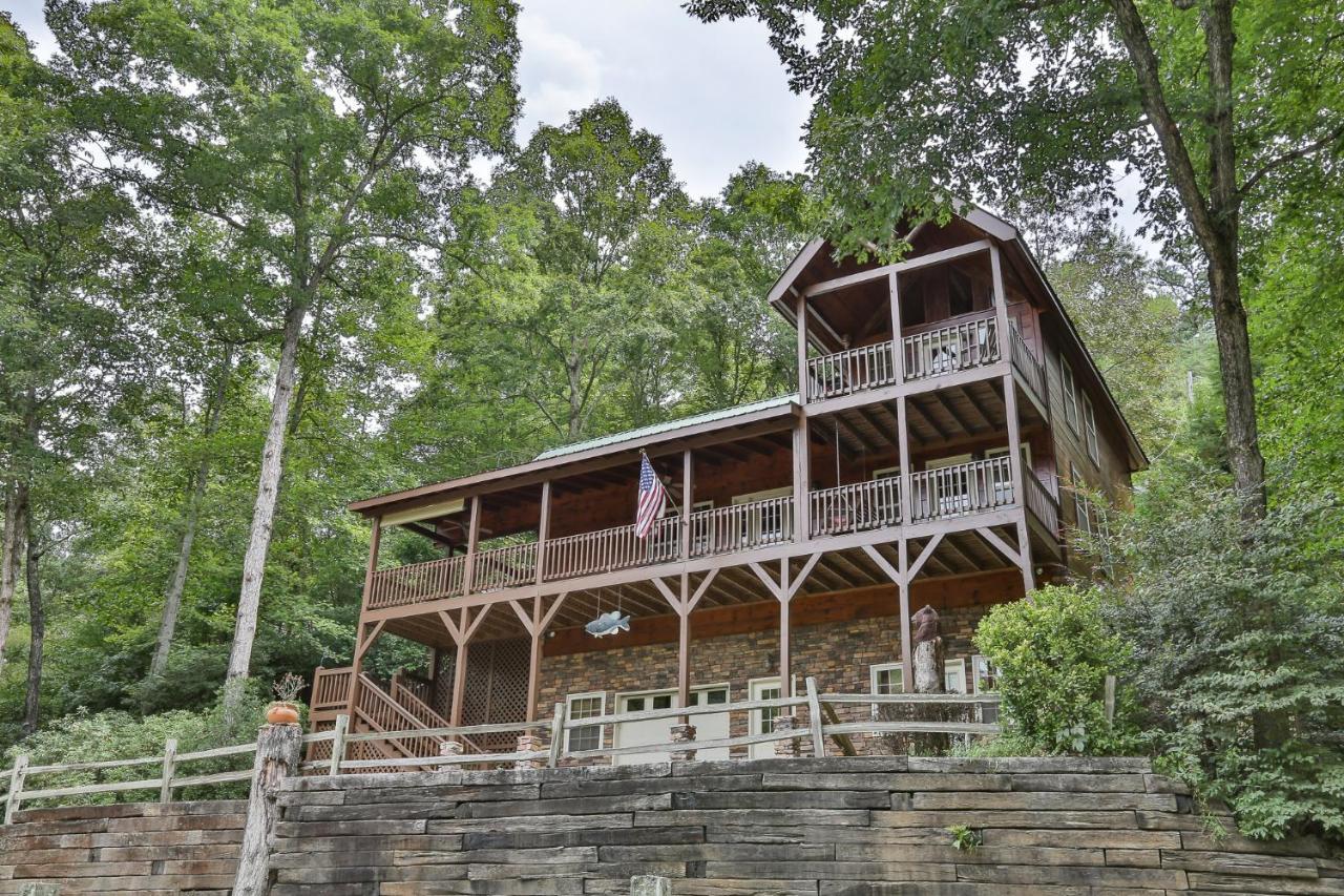 Heaven On The Toccoa Where You Will Enjoy The Sites And Sounds Of The Toccoa River Mineral Bluff Eksteriør billede